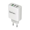 3-Port USB Smart ID 30W <br/>Wall Quick Charger QC3.0+2.4A