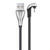 Micro USB to USB cable: </br>Angled Series 180° 1.2 meter