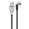 Lightning to USB cable: </br>Angled Series 180° 1.2 meter
