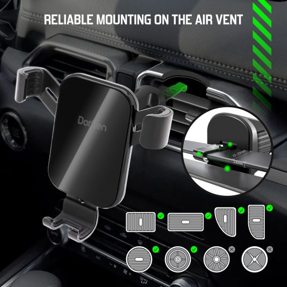Car 15W Wireless Charging Mount - Sensor Series DN556500+