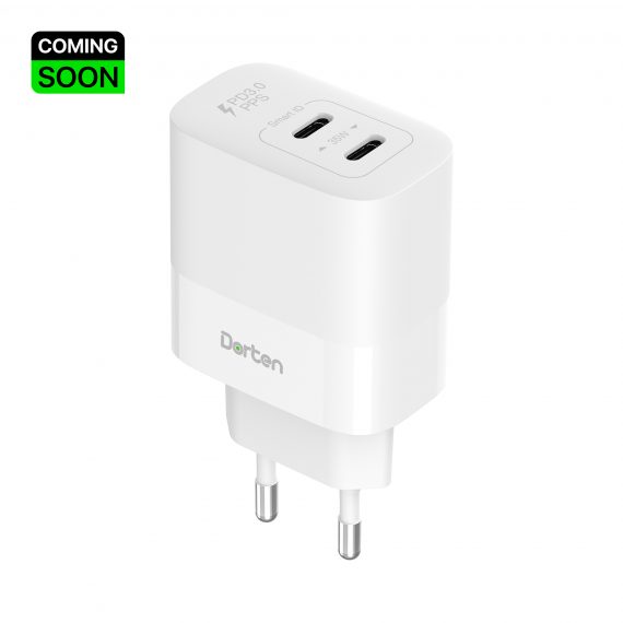 2-Port USB Smart ID 35W Wall Quick Charger - PD3.0-PPS