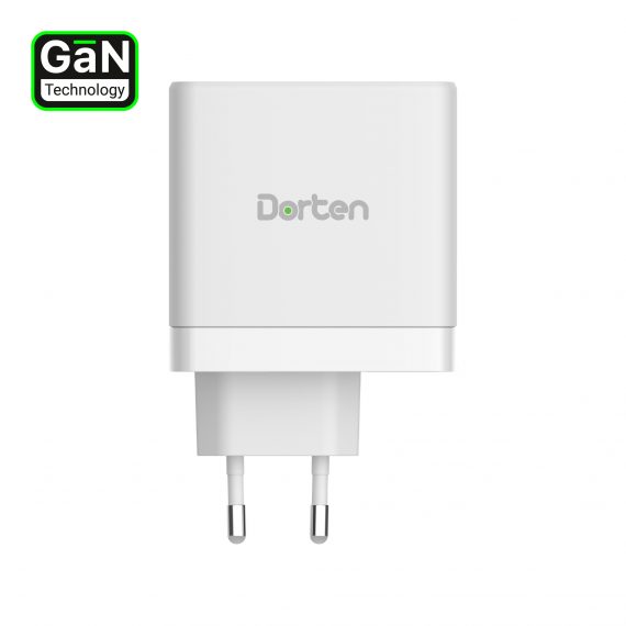 3-Port USB Smart ID 100W GaN Power Adapter - PD3.0-PPS+QC3.0_DN206900_1